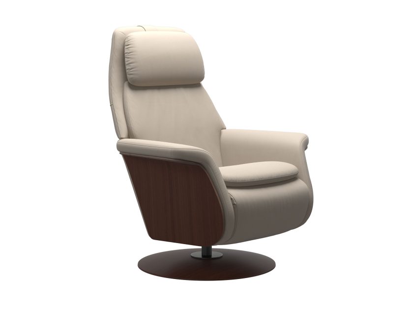 Stressless Sam Power Recliner Paloma Fog