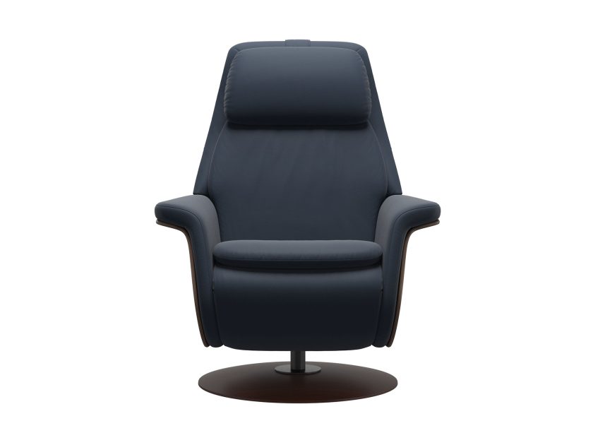 Stressless Sam Power Recliner Paloma Oxford Blue