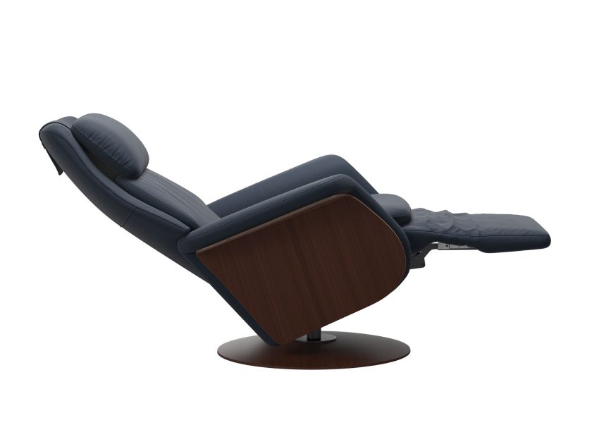 Stressless Sam Power Recliner Paloma Oxford Blue