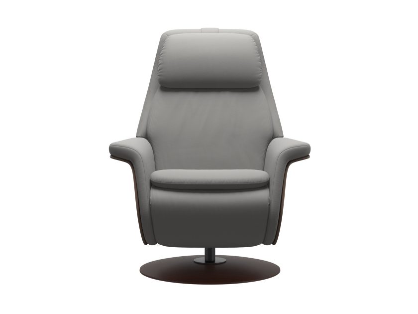 Stressless Sam Power Recliner Paloma Silver Grey