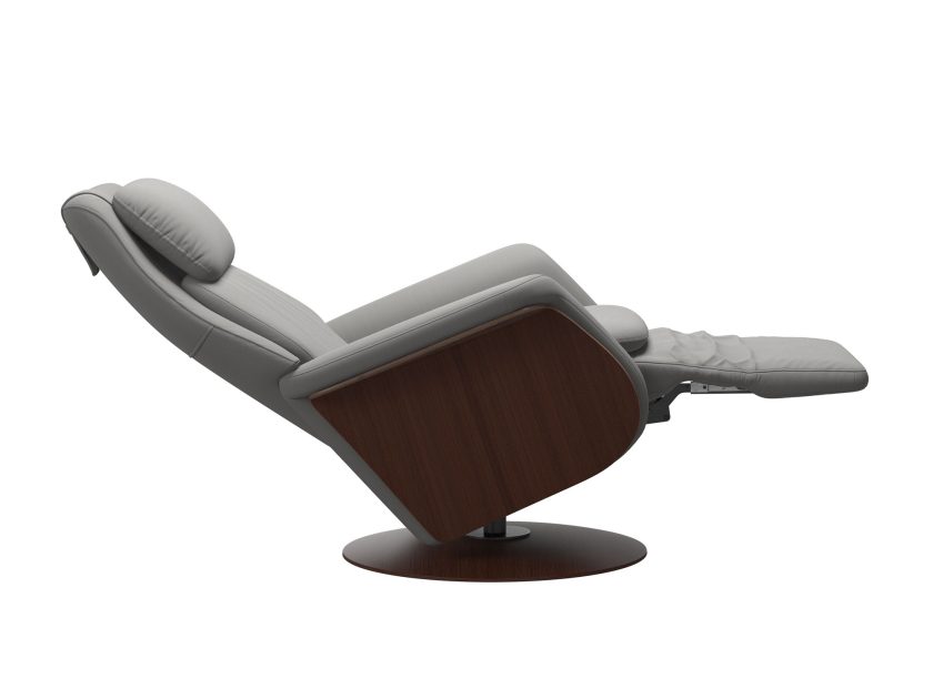 Stressless Sam Power Recliner Paloma Silver Grey